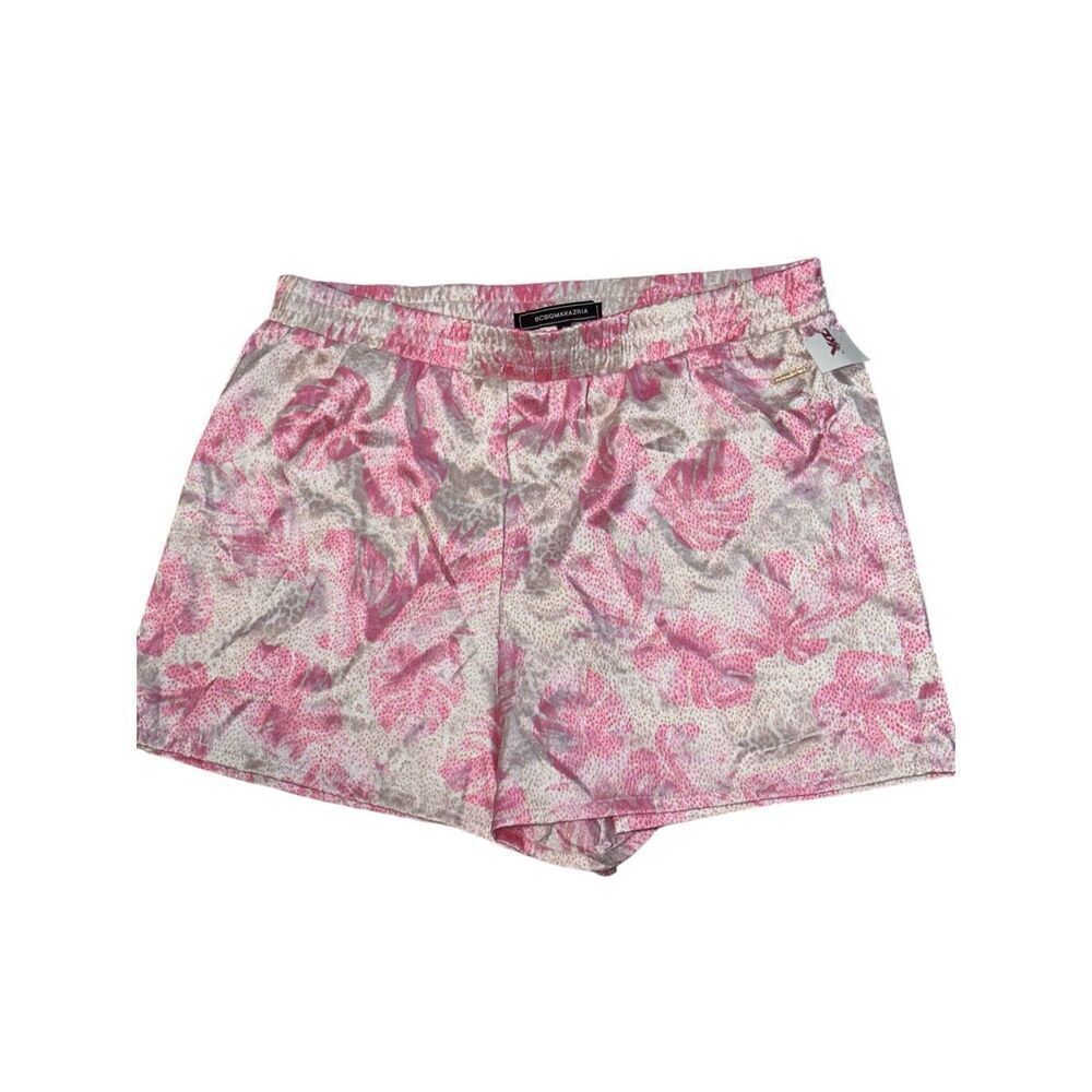 NEW WITH TAGS BCBGeneration PINK FLORAL DESIGN Women's BEAUTIFUL Shorts SIZE LAR